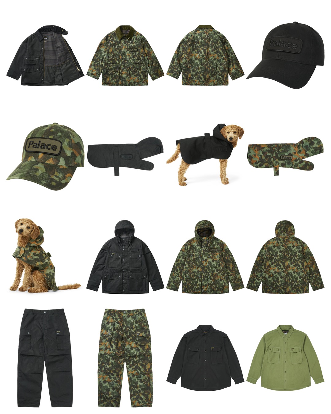 Palace Skateboards x Barbour 2025 FW コラボレーションが10/25 発売 (パレス スケートボード バブアー)
