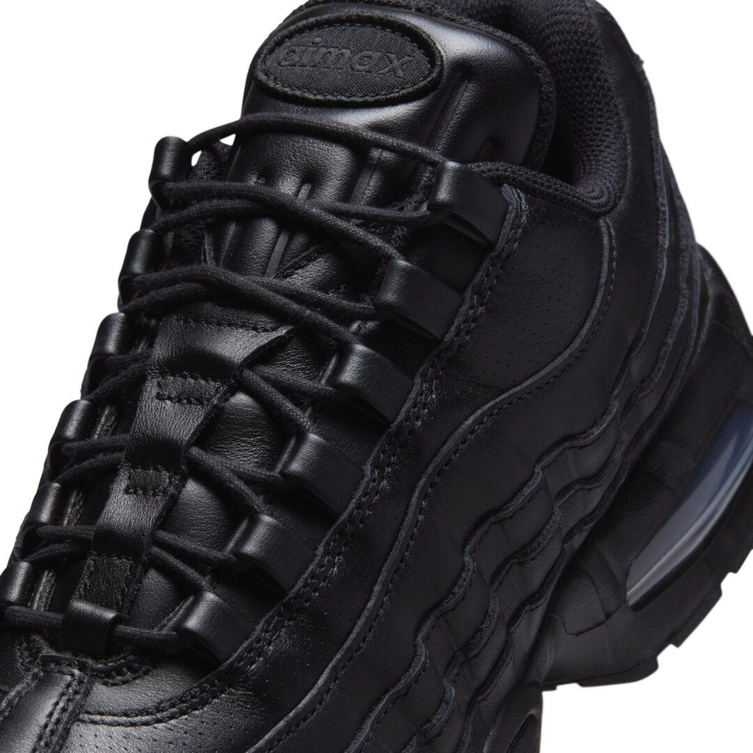 【2025年 12/20 & 12/27 発売】NIKE AIR MAX 95 “Leather/Triple Black” (ナイキ エア マックス 95 “レザー/トリプルブラック”) [IM0696-001]