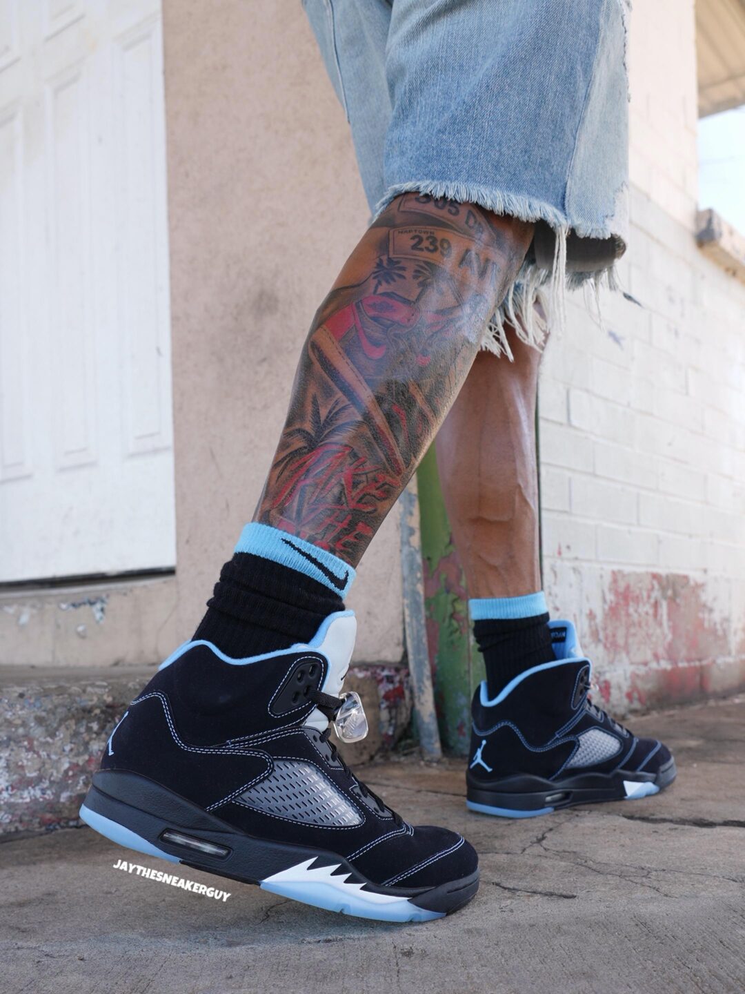 【2026年 6/20 発売】NIKE AIR JORDAN 5 “Black/University Blue” (ナイキ エア ジョーダン 5 “ブラック/ユニバーシティブルー”) [DD0587-008]