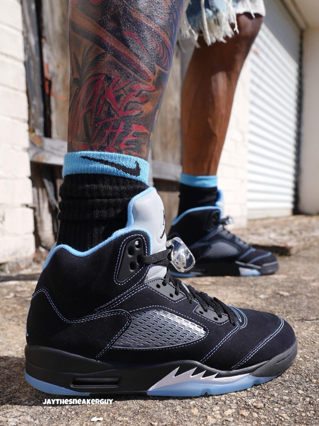 Nike Air Jordan オリジナル　ブラック/ブルー US10.5 2026年 6/20 復刻予定】NIKE AIR JORDAN 5 “Black/University Blue