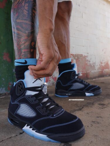 【2026年 8/1 復刻予定】NIKE AIR JORDAN 5 “Black/University Blue” (ナイキ エア ジョーダン 5 “ブラック/ユニバーシティブルー”) [DD0587-008]