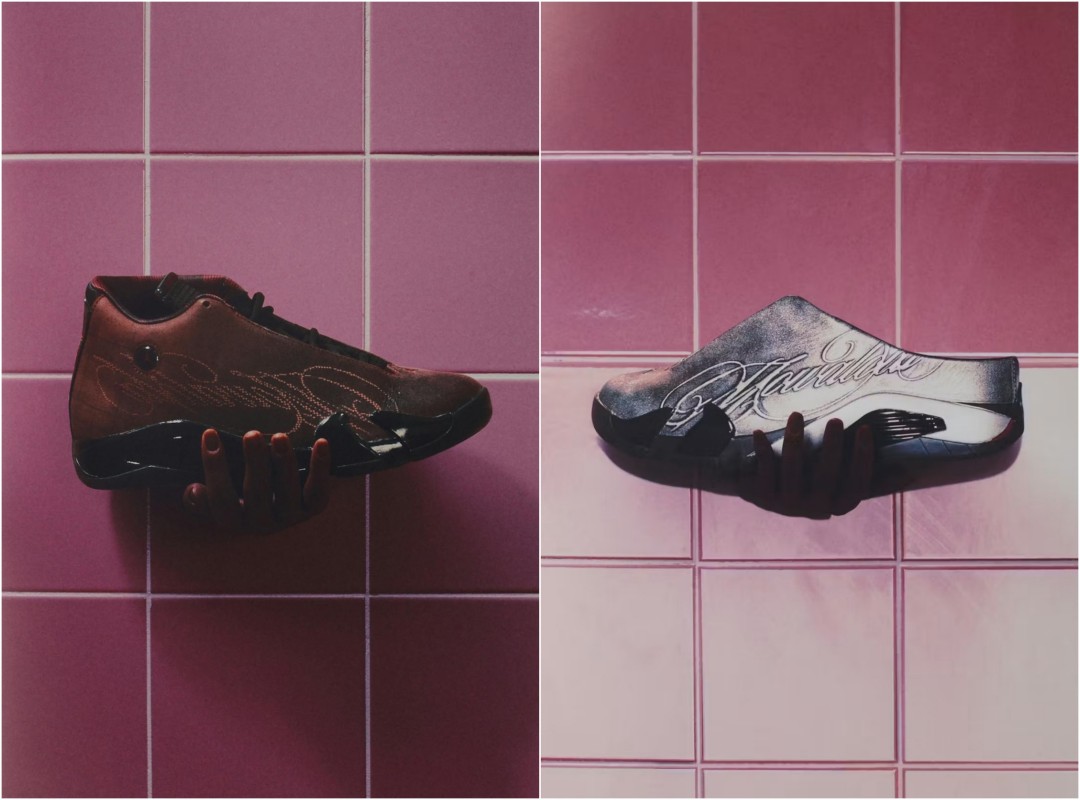 【2026年 9/19 & 9/26 発売予定】Mowalola x NIKE AIR JORDAN 14 SP & MULE "Black/Metallic Silver/Burnt Red" (モワローラ ナイキ エア ジョーダン ミュール "ブラック/シルバー/レッド") [IR0908-001/IQ5708-001]