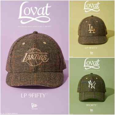 「Lovat社」ツイードを採用したJOURNAL STANDARD × New Era 2025 FW 別注 新作キャップが発売 (ジャーナルスタンダード ニューエラ ラバット)