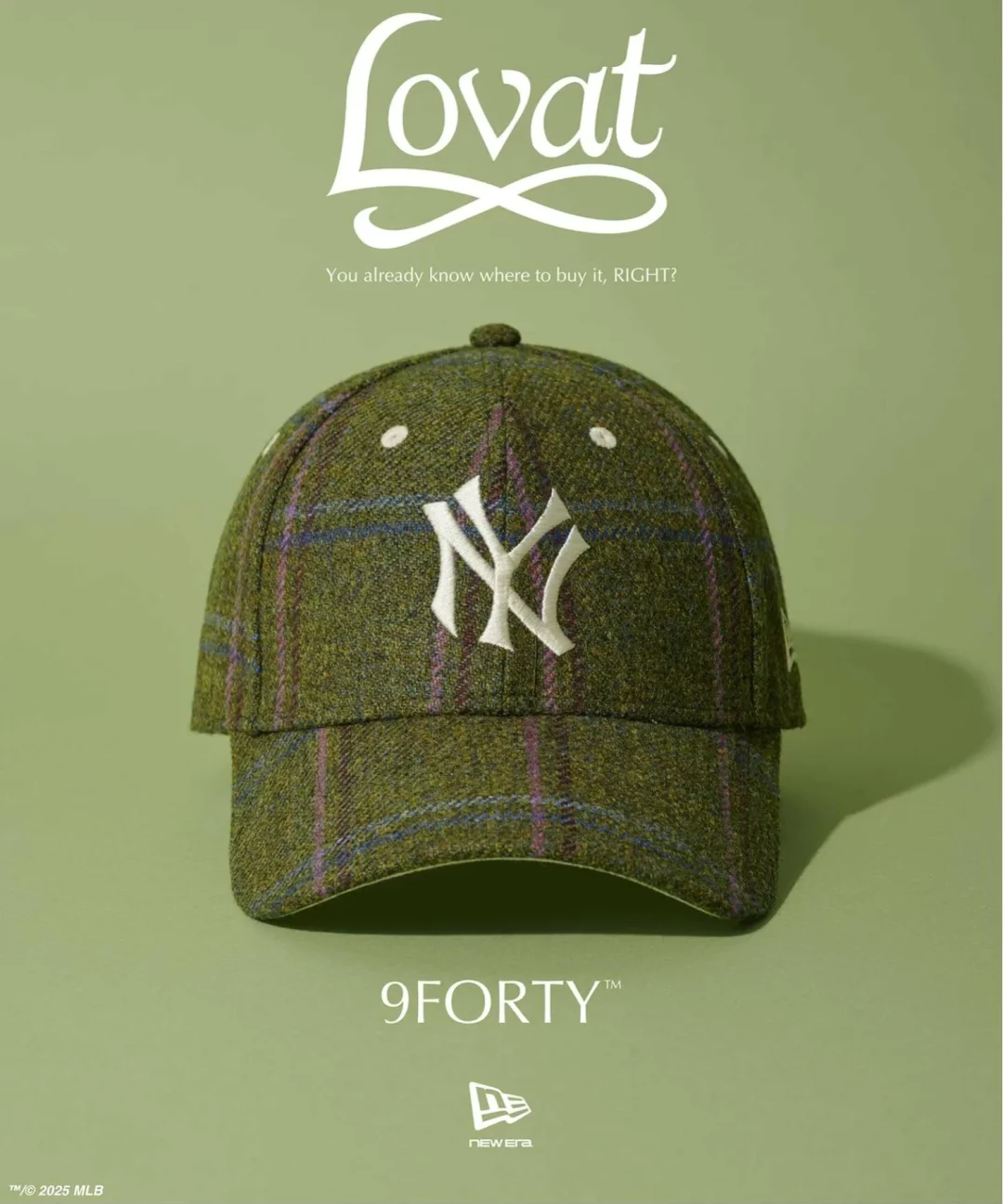 「Lovat社」ツイードを採用したJOURNAL STANDARD × New Era 2025 FW 別注 新作キャップが発売 (ジャーナルスタンダード ニューエラ ラバット)