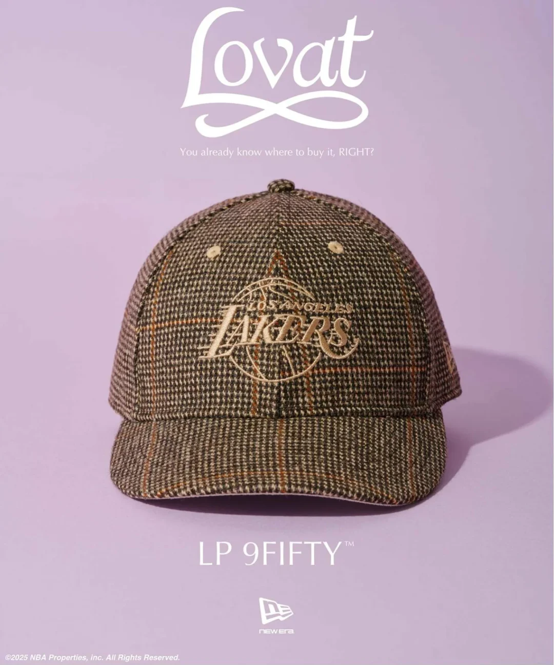「Lovat社」ツイードを採用したJOURNAL STANDARD × New Era 2025 FW 別注 新作キャップが発売 (ジャーナルスタンダード ニューエラ ラバット)