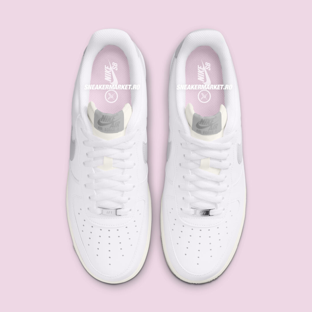 【2026年 秋 発売予定】堀米雄斗 × ナイキ SB × エア フォース 1 ロー “ホワイト/アイアングレー” (Yuto Horigome NIKE AIR FORDC 1 LOW “White/Iron Grey”) [IO8439-100]