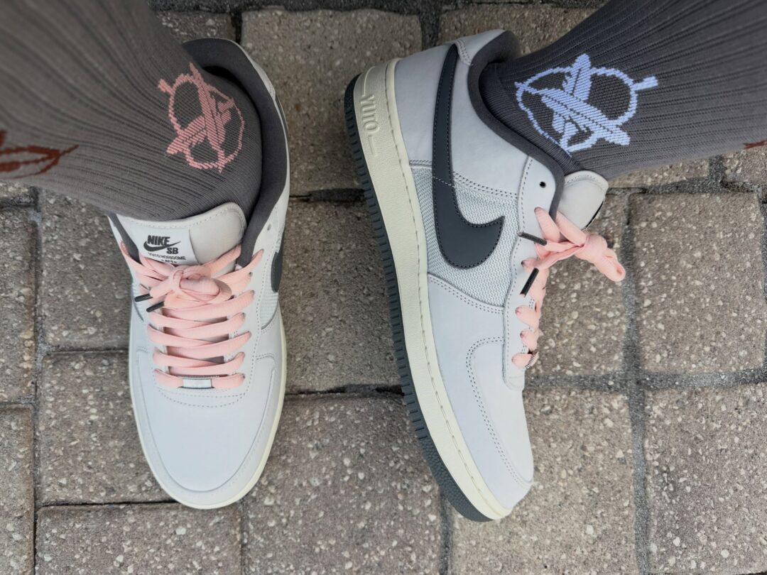 【2026年 秋 発売予定】堀米雄斗 × ナイキ SB × エア フォース 1 ロー “ホワイト/アイアングレー” (Yuto Horigome NIKE AIR FORDC 1 LOW “White/Iron Grey”) [IO8439-100]