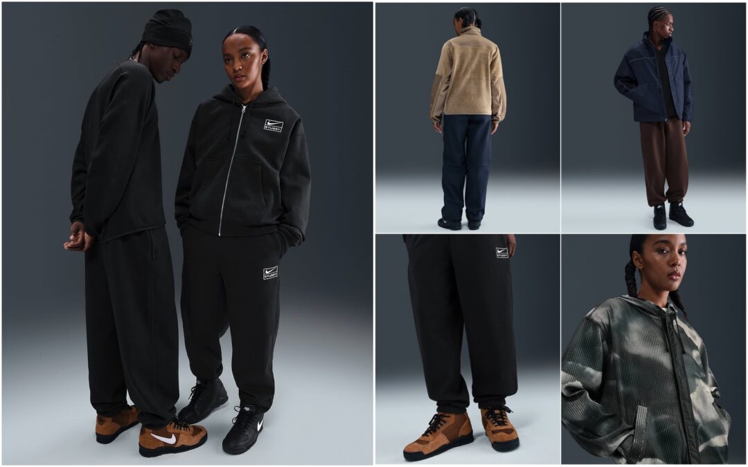 専用　Nike Stussy コラボパーカー M ブラック　2025FW 関税込☆STUSSY☆Nike x Stussy Full Zip Washed Fleece Hoodie