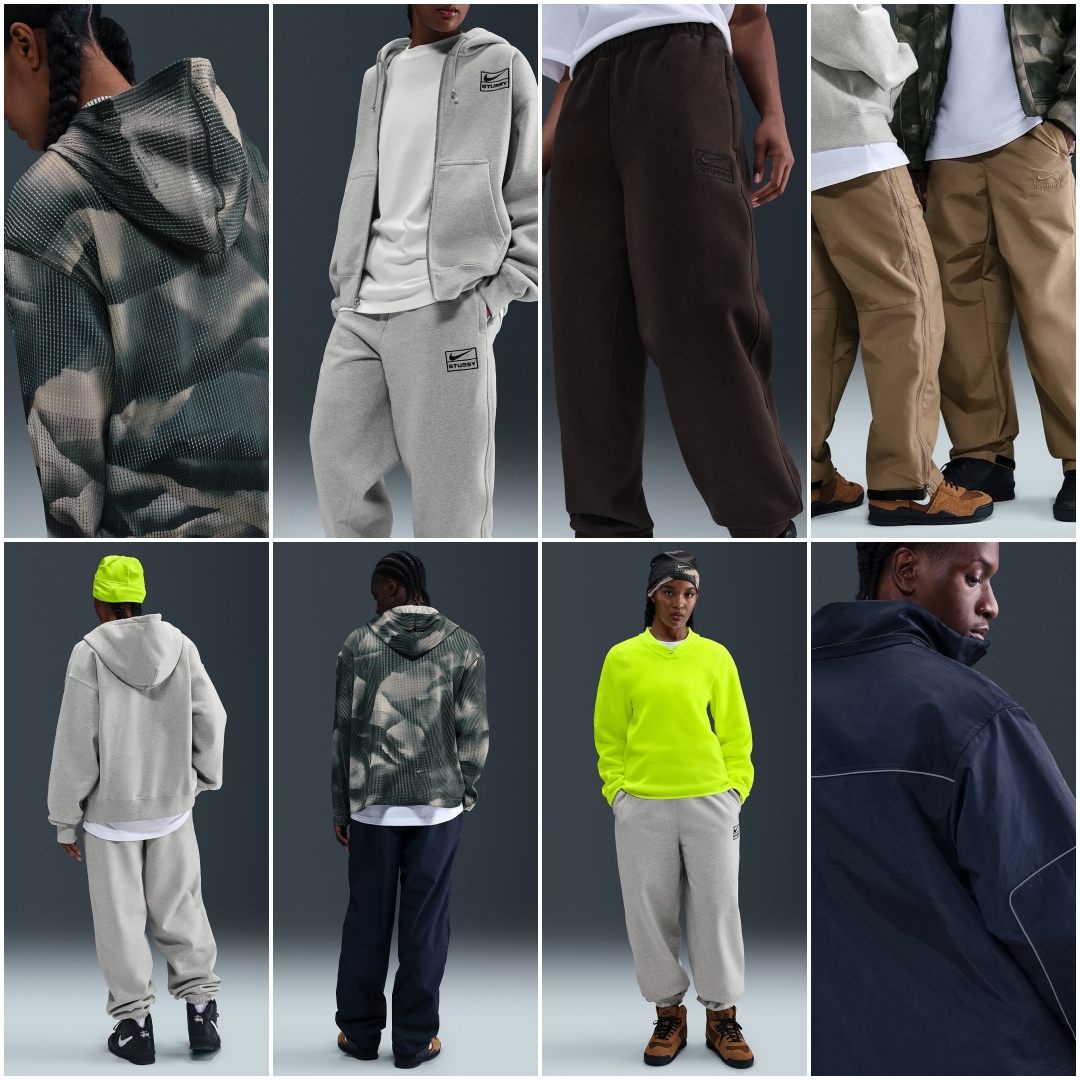STUSSY × NIKE 2025 FW アパレルコレクションが2025年 10/10 発売予定 (ステューシー ナイキ 2025年 秋冬)