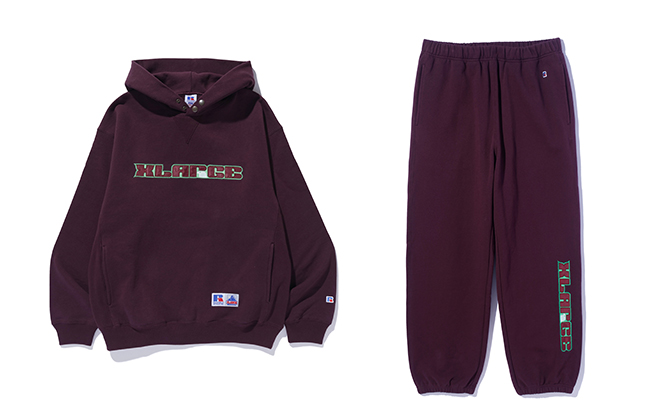 XLARGE × RUSSELL ATHLETIC 2025 FW コラボが11/14 発売 (エクストララージ ラッセル・アスレチック)