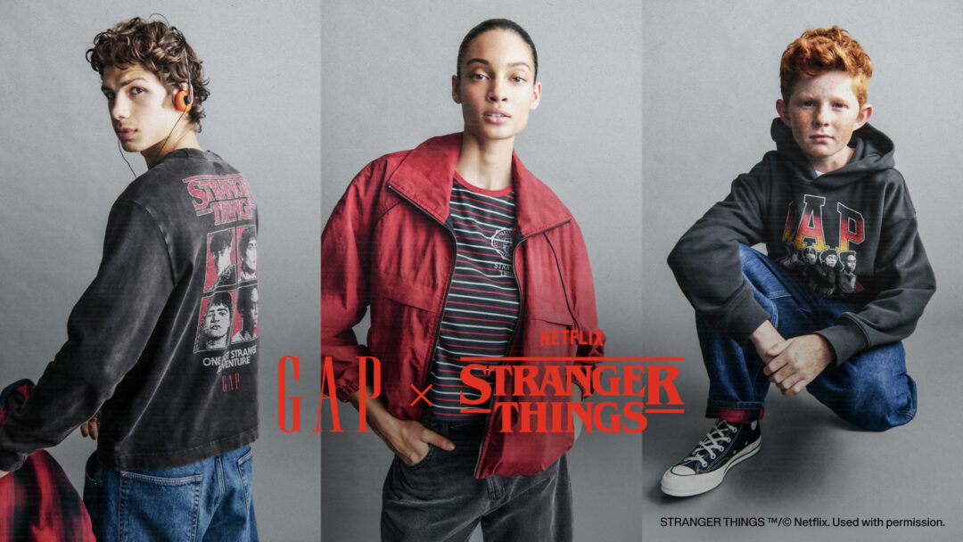 GAP × Stranger Things カプセルコレクションが2025年 11/25 発売 (ギャップ ストレンジャー・シングス)
