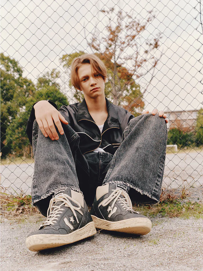 【2025年 11/15 & 11/17 発売】DAIRIKU × CONVERSE WEAPON HI / DK (ダイリク コンバース ウエポン) [33702470]