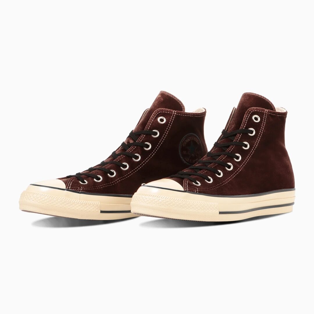【2025年 11/21 発売】CONVERSE ALL STAR AGED VELVET HI “Brown/Black” (コンバース オールスター エイジド ベルベット) [31316290]