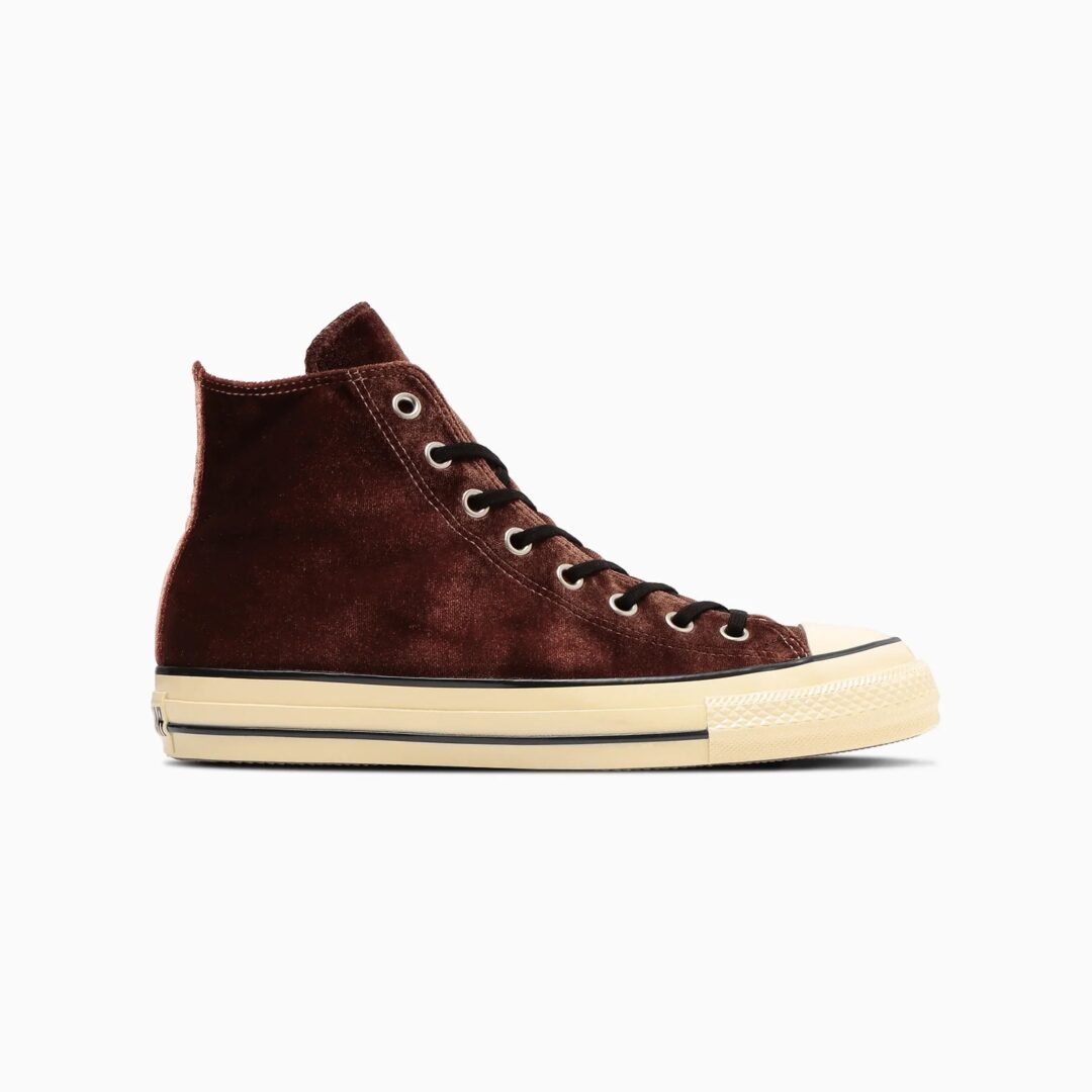 【2025年 11/21 発売】CONVERSE ALL STAR AGED VELVET HI “Brown/Black” (コンバース オールスター エイジド ベルベット) [31316290]