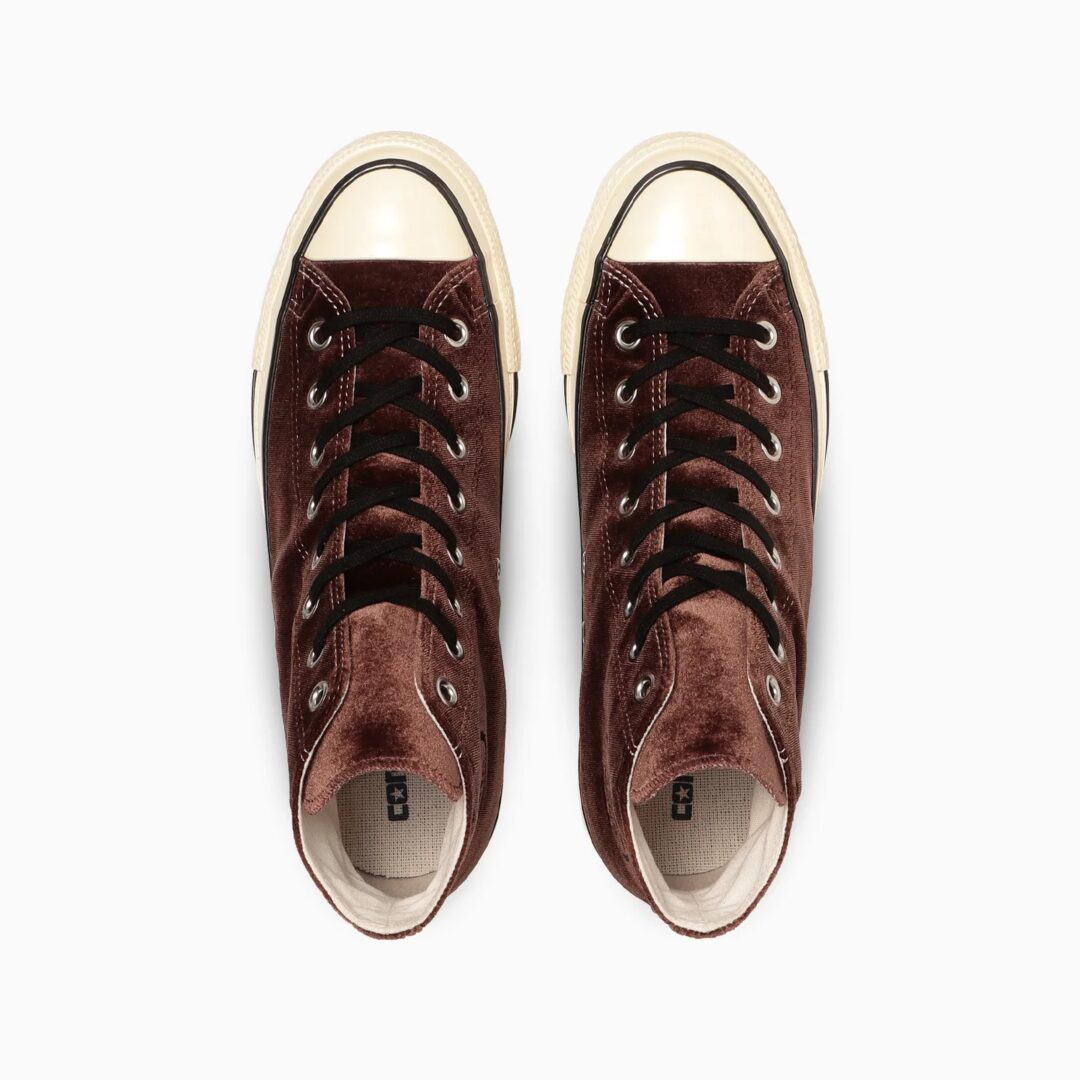 【2025年 11/21 発売】CONVERSE ALL STAR AGED VELVET HI “Brown/Black” (コンバース オールスター エイジド ベルベット) [31316290]