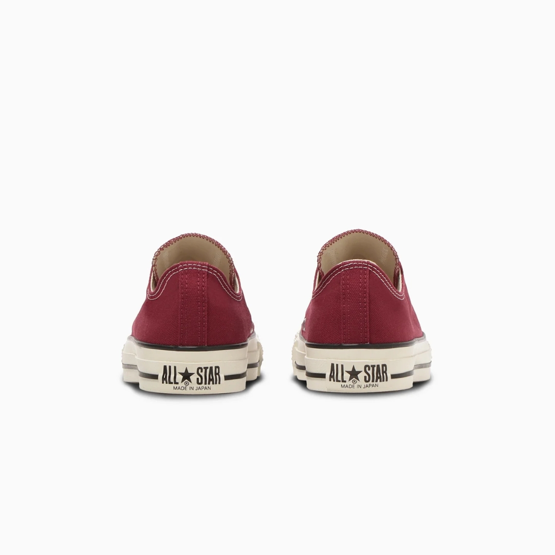 【2025年 11/14 発売】CONVERSE CANVAS ALL STAR J OX/HI “Burgundy” (コンバース キャンバス オールスター “バーガンディー”) [31316720/31316710]