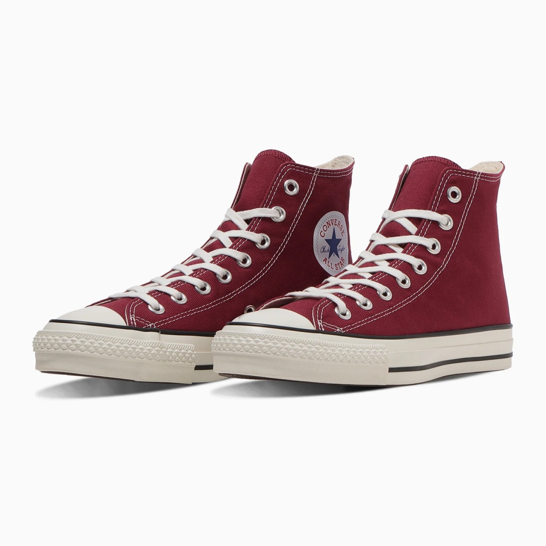 【2025年 11/14 発売】CONVERSE CANVAS ALL STAR J OX/HI “Burgundy” (コンバース キャンバス オールスター “バーガンディー”) [31316720/31316710]