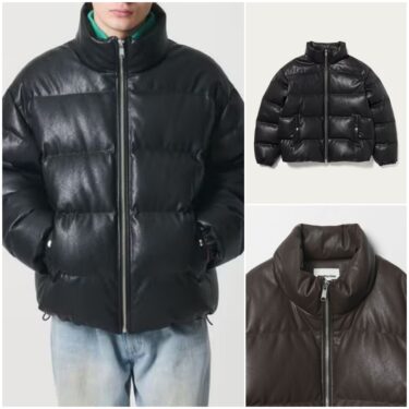 monkey time 2025 FW "レザーライク ダウン ジャケット"が11月中旬 発売 (モンキータイム)