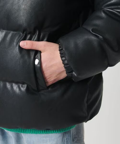 monkey time 2025 FW “レザーライク ダウン ジャケット”が11月中旬 発売 (モンキータイム)