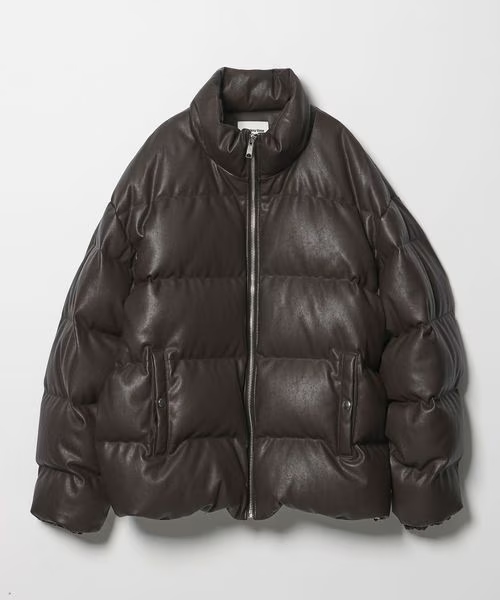monkey time 2025 FW “レザーライク ダウン ジャケット”が11月中旬 発売 (モンキータイム)