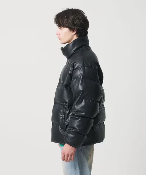 monkey time 2025 FW “レザーライク ダウン ジャケット”が11月中旬 発売 (モンキータイム)