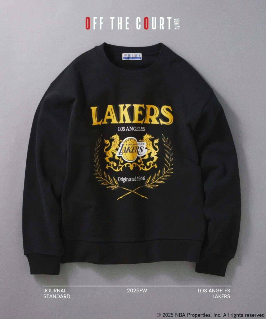 JOURNAL STANDARD × Off The Court by NBA 2025 FW 別注 プリントスウェットが発売 (ジャーナルスタンダード オフ・ザ・コート バイ)