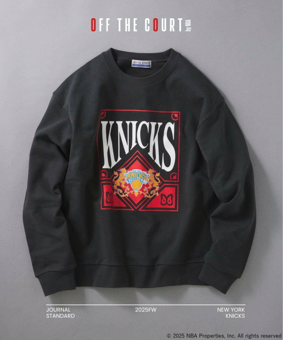 JOURNAL STANDARD × Off The Court by NBA 2025 FW 別注 プリントスウェットが発売 (ジャーナルスタンダード オフ・ザ・コート バイ)