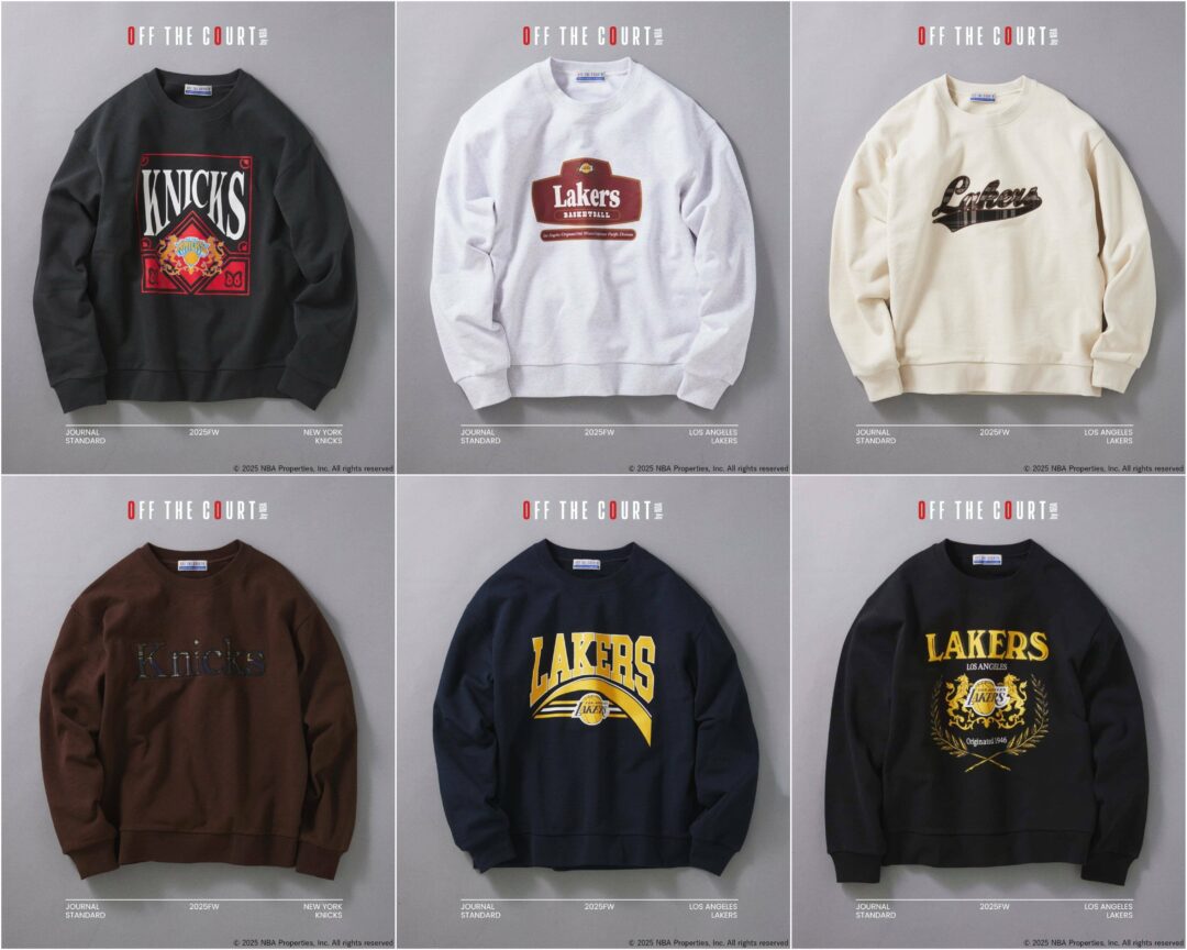 JOURNAL STANDARD × Off The Court by NBA 2025 FW 別注 プリントスウェットが発売 (ジャーナルスタンダード オフ・ザ・コート バイ)