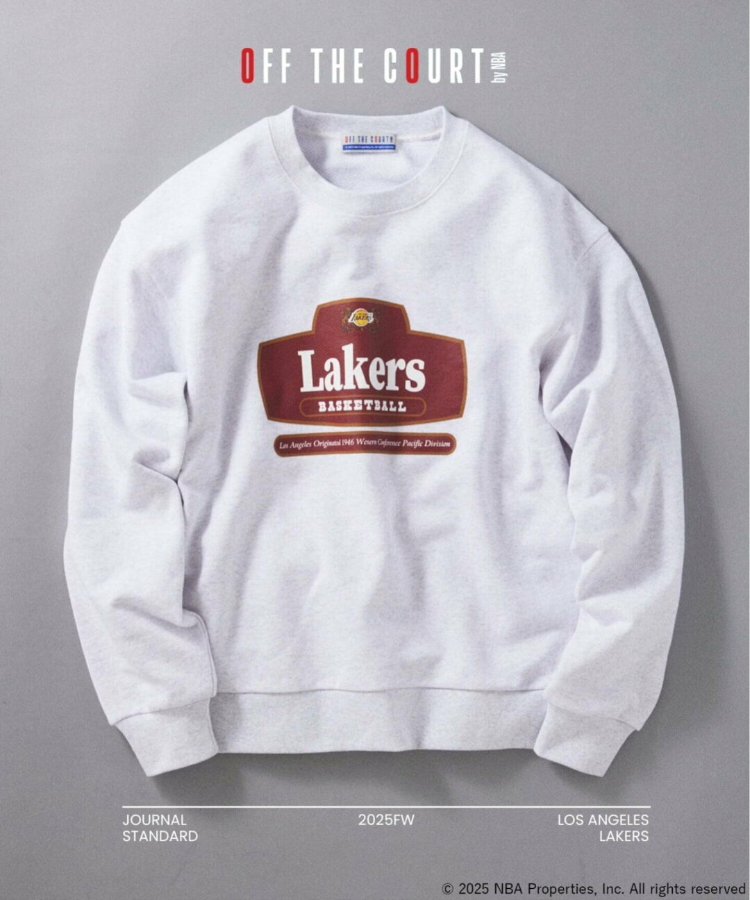 JOURNAL STANDARD × Off The Court by NBA 2025 FW 別注 プリントスウェットが発売 (ジャーナルスタンダード オフ・ザ・コート バイ)