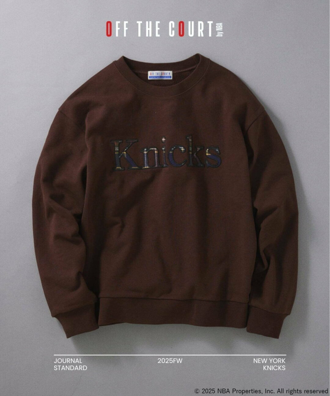 JOURNAL STANDARD × Off The Court by NBA 2025 FW 別注 プリントスウェットが発売 (ジャーナルスタンダード オフ・ザ・コート バイ)