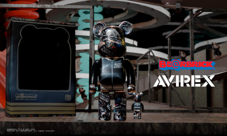 BE@RBRICK × AVIREX “50th VARSITY 100% & 400%”が2025年 11/22 発売