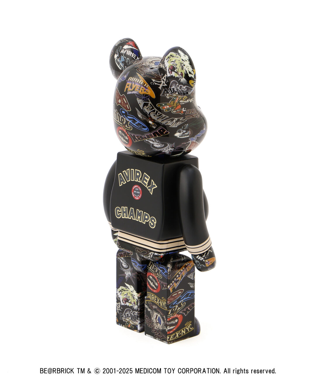 BE@RBRICK × AVIREX “50th VARSITY 100% & 400%”が2025年 11/22 発売 (ベアブリック アビレックス)