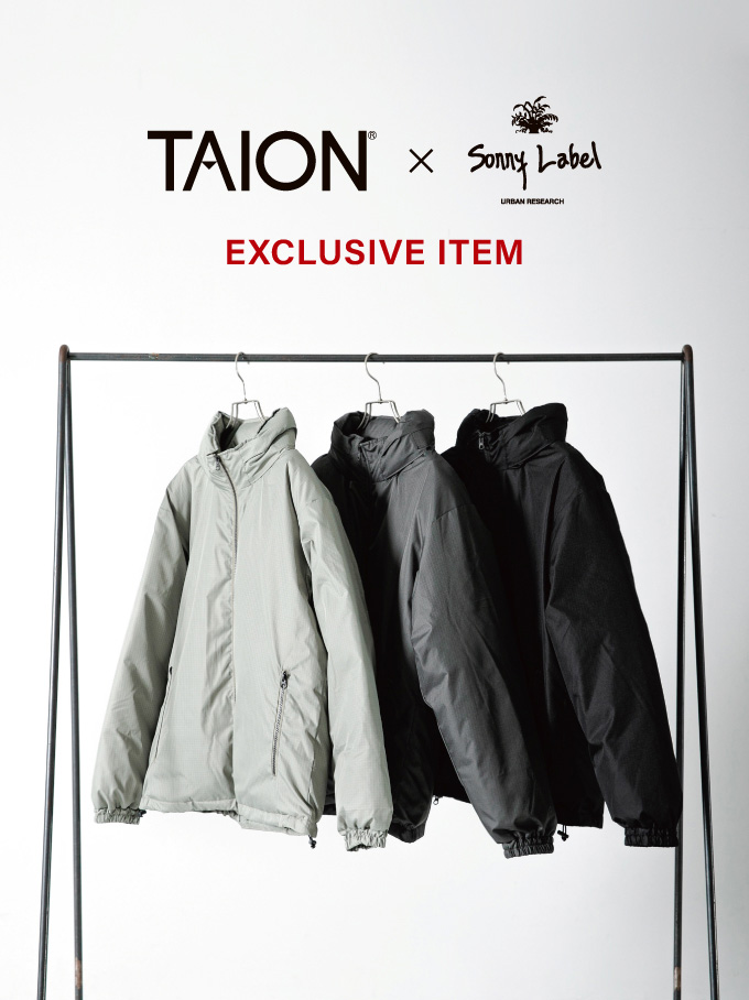 TAION × URBAN RESEARCH Sonny Label 2025 FW 別注ダウンジャケットが2025年 11/7 発売 (タイオン アーバンリサーチ)