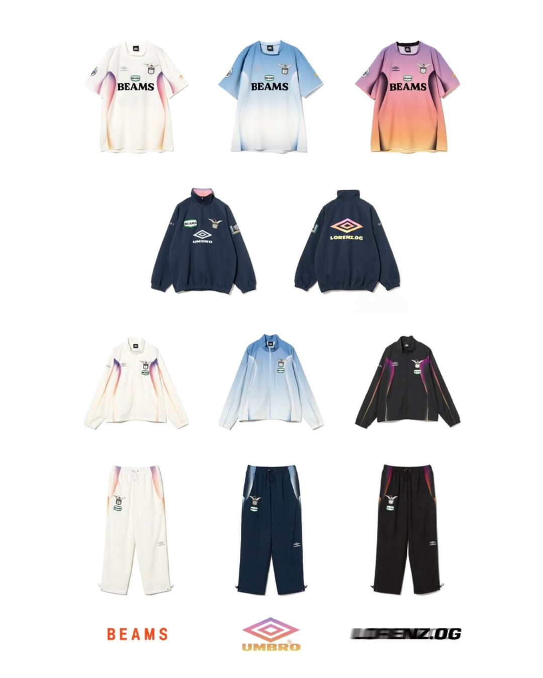 Lorenzo G Federici × UMBRO × BEAMS トリプルコラボ “The 12th Man”が2025年 11/7~11/9 発売 (ロレンツォ・G・フェデリーチ アンブロ ビームス)