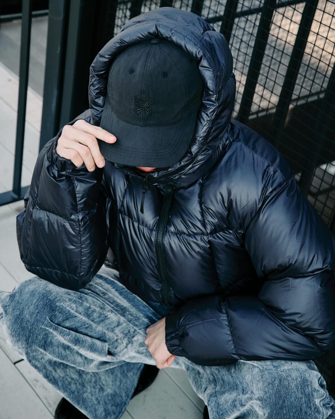 NEEDLES × STUDIOUS 2025 FW 別注 “Papillon Embroidery Nylon & Velor Cap”が11/22 発売 (ニードルズ ステュディオス)