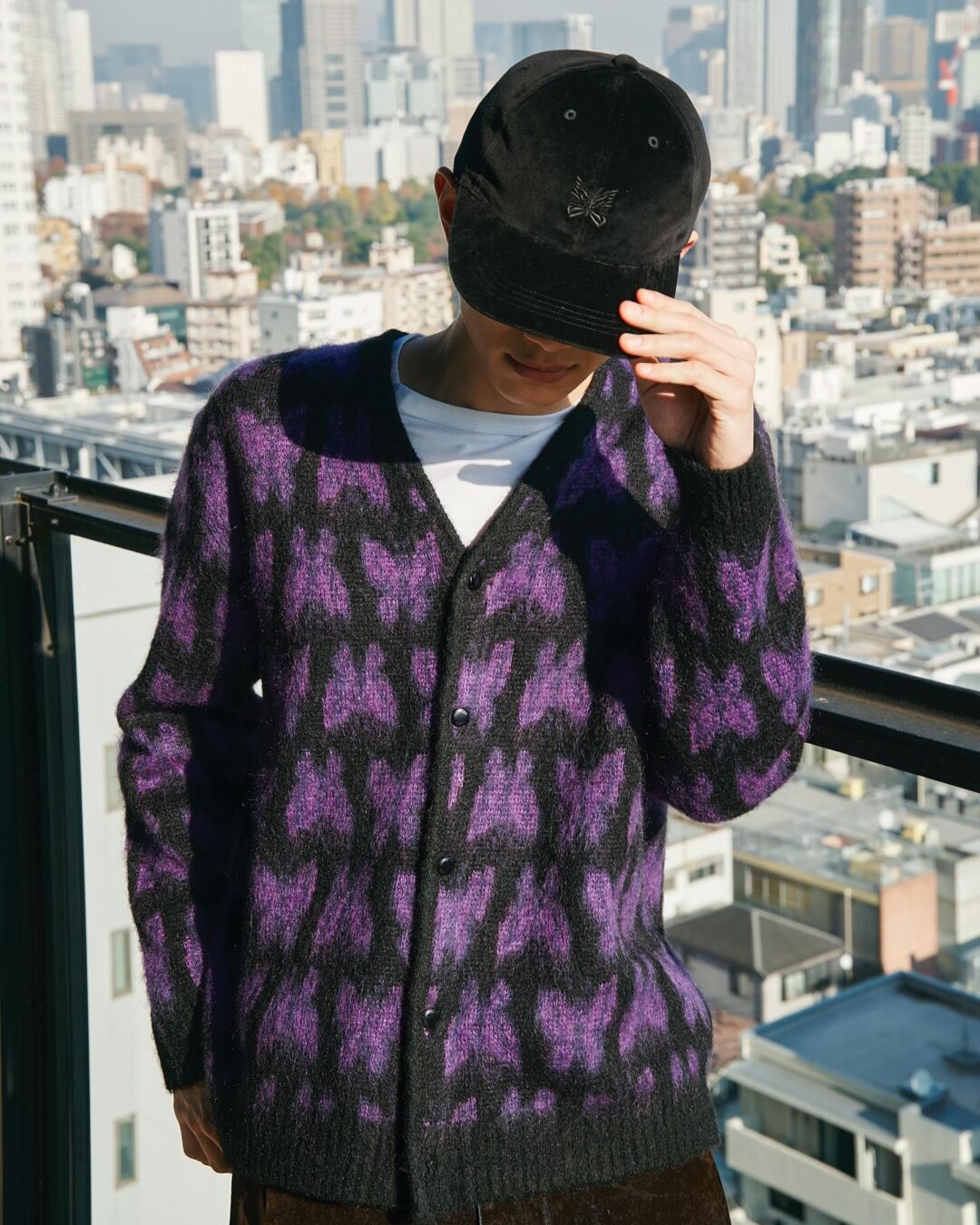 NEEDLES × STUDIOUS 2025 FW 別注 “Papillon Embroidery Nylon & Velor Cap”が11/22 発売 (ニードルズ ステュディオス)