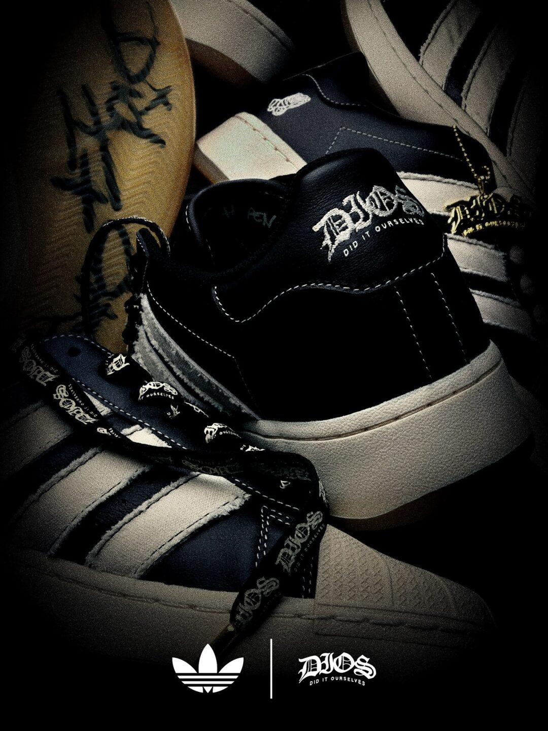 【2025年 11/10 発売】DIOS/Did It Ourselves x adidas Originals SUPERSTAR XLG “Black/White/Gold” (ディド イット ディアワーセルブス アディダス オリジナルス スーパースター エクストララージ “ブラック/ホワイト/ゴールド”) [HQ7248]