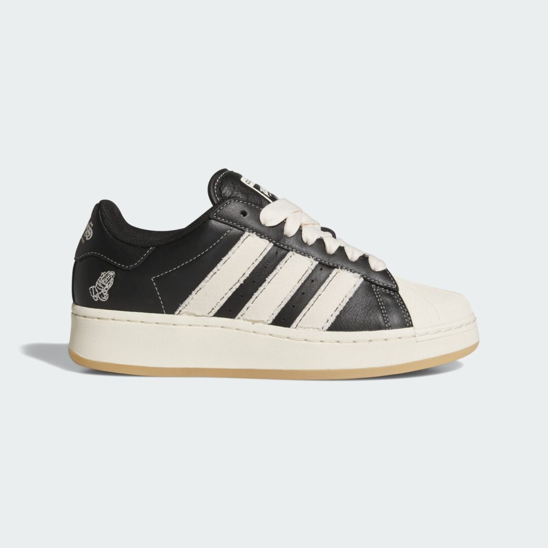 【2025年 11/10 発売】DIOS/Did It Ourselves x adidas Originals SUPERSTAR XLG “Black/White/Gold” (ディド イット ディアワーセルブス アディダス オリジナルス スーパースター エクストララージ “ブラック/ホワイト/ゴールド”) [HQ7248]