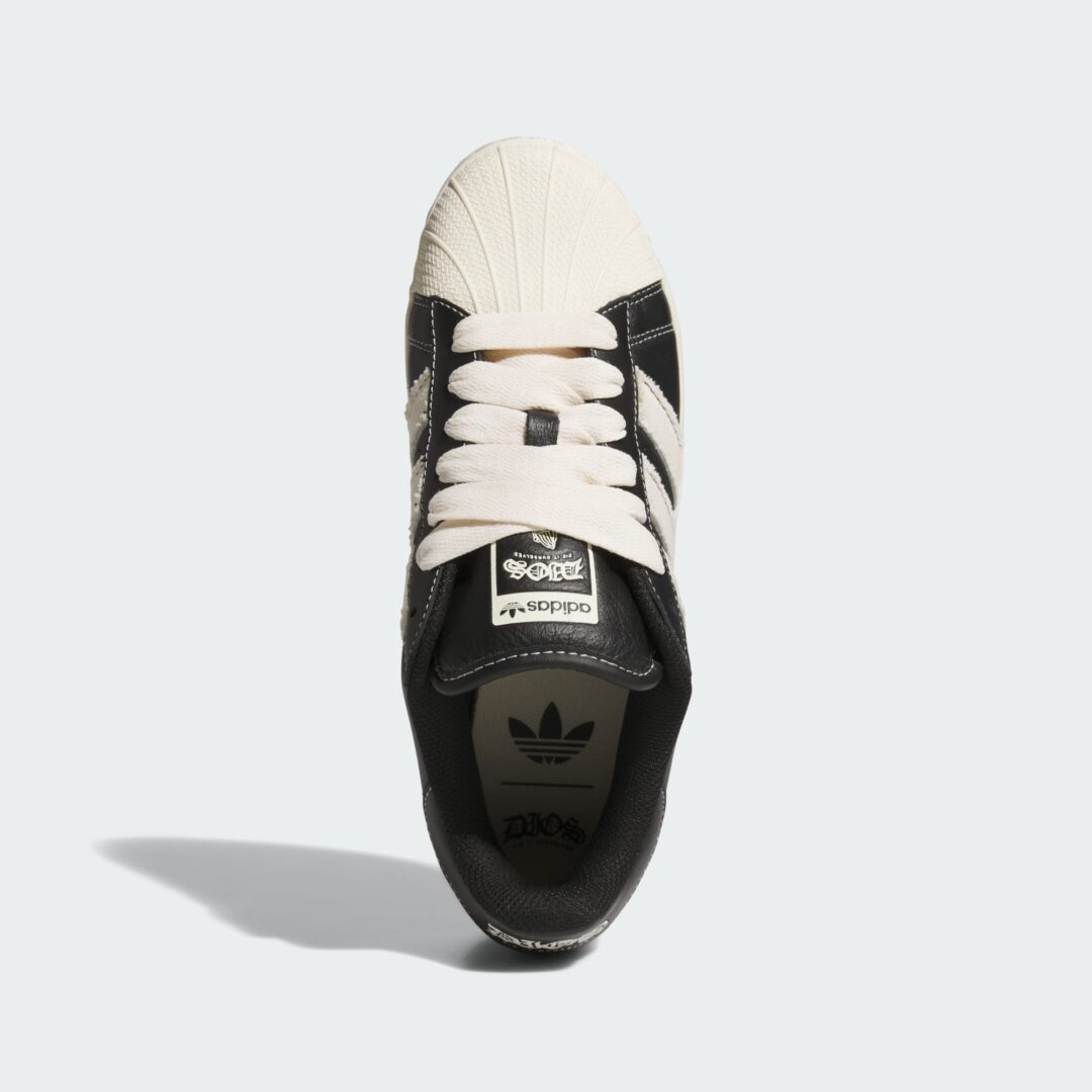 【2025年 11/10 発売】DIOS/Did It Ourselves x adidas Originals SUPERSTAR XLG “Black/White/Gold” (ディド イット ディアワーセルブス アディダス オリジナルス スーパースター エクストララージ “ブラック/ホワイト/ゴールド”) [HQ7248]