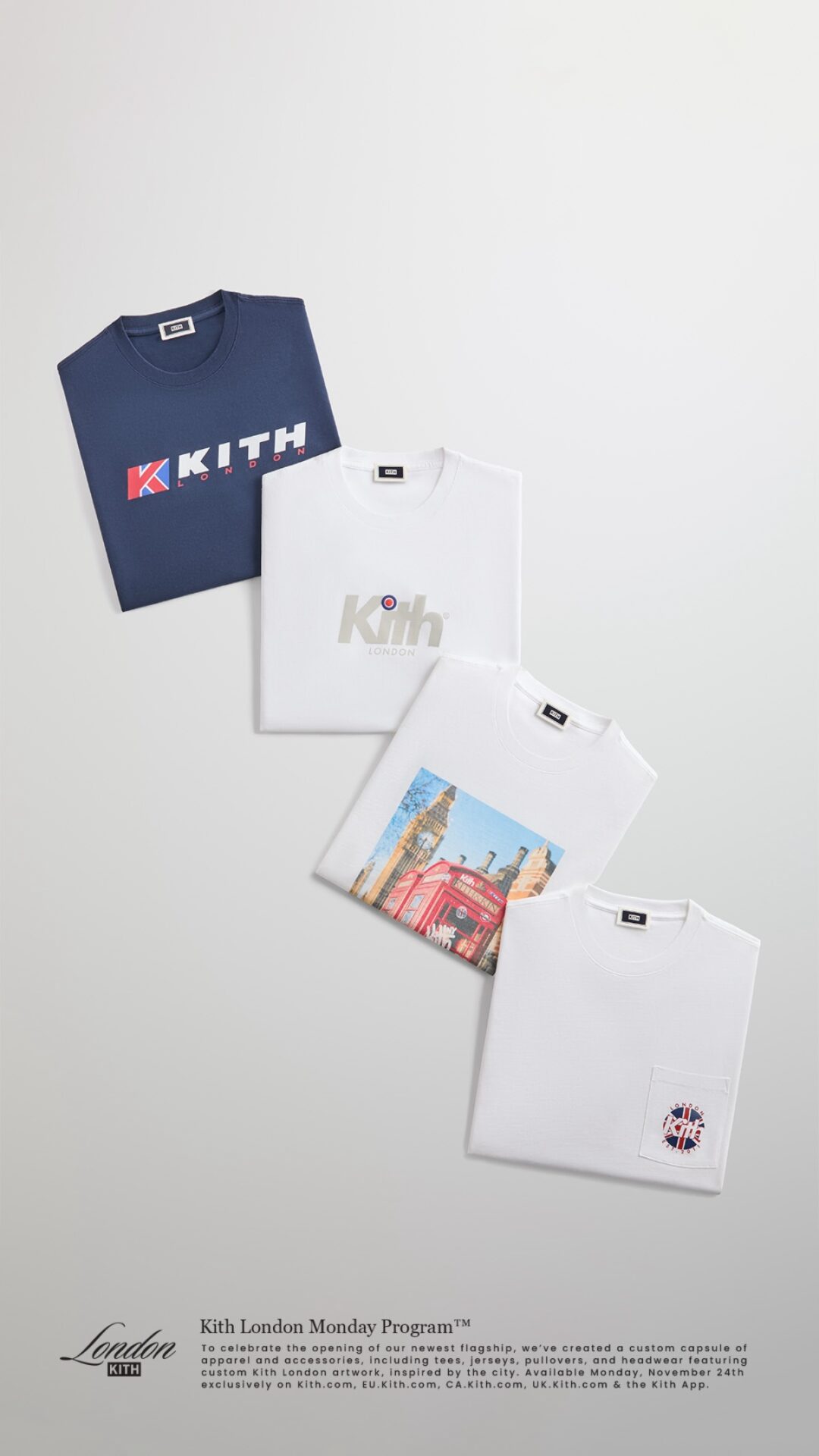 【Kith London】MONDAY PROGRAMが2025年 11/24 発売 (キス ロンドン マンデー プログラム)