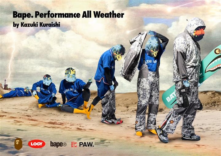 A BATHING APE by KAZUKI KURAISHI 2025 FW “Performance All Weather”が2025年 11/8 & 11/22 & 12/6 発売 (ア ベイシング エイプ 倉石一樹)