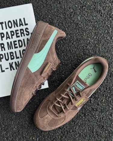 【2025年 発売】PUMA PALERMO “Mint Brown” (プーマ パレルモ) [406464-01]