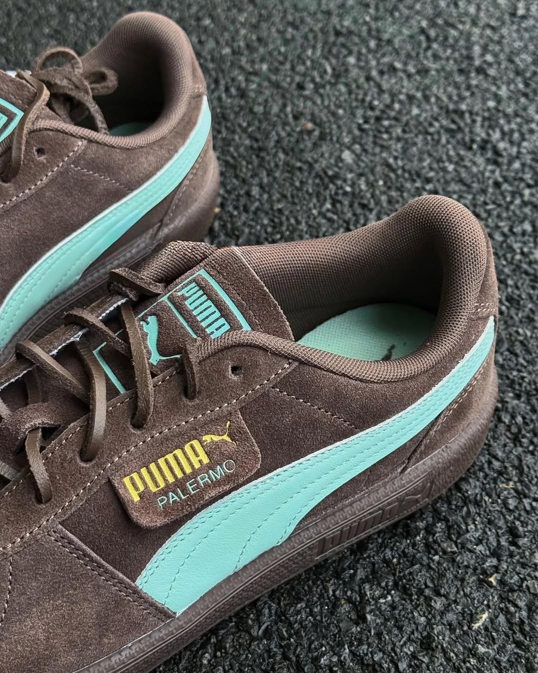 【2025年 発売】PUMA PALERMO “Mint Brown” (プーマ パレルモ) [406464-01]