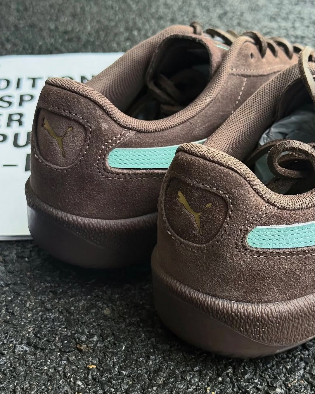 【2025年 発売】PUMA PALERMO “Mint Brown” (プーマ パレルモ) [406464-01]