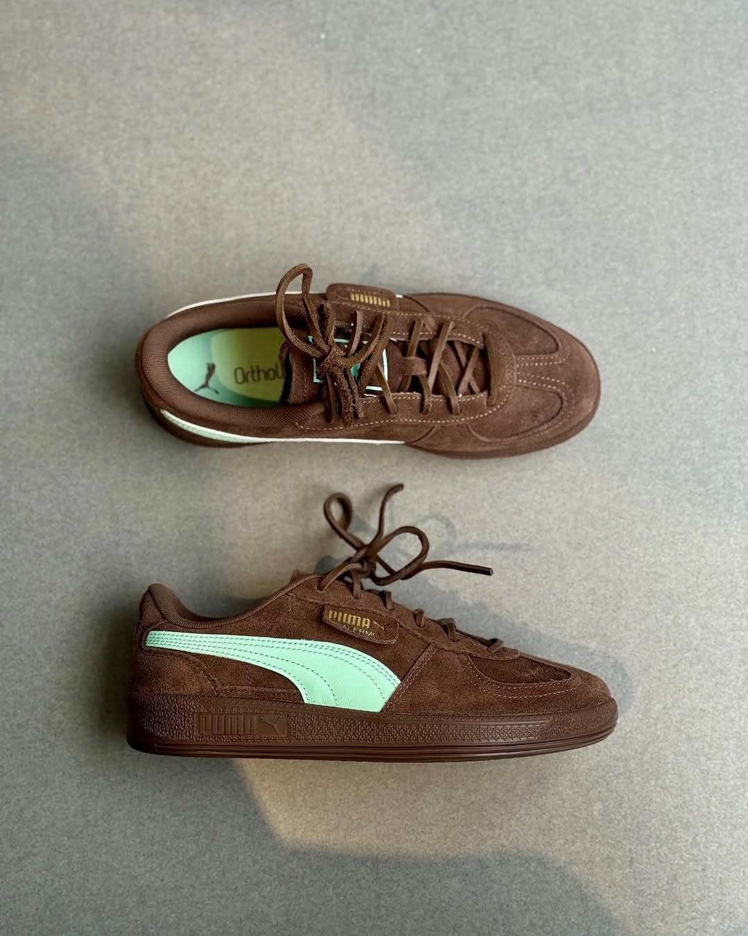 【2025年 発売】PUMA PALERMO “Mint Brown” (プーマ パレルモ) [406464-01]
