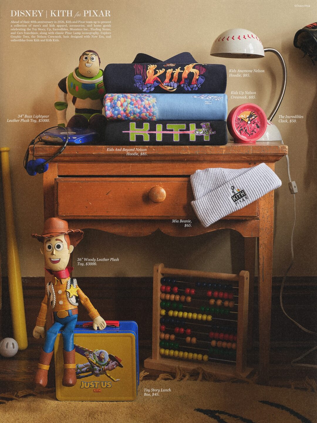 【2025年 12/5 & 12/12 発売】KITH x PIXAR コラボコレクション (キス ピクサー COLLECTION)