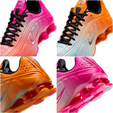 【2025年 11/25 発売】NIKE W SHOX R4 “Hyper Pink/Vivid Orange” (ナイキ ショックス “ハイパーピンク/ビビッドオレンジ”) [IH2343-600/IH2343-801]
