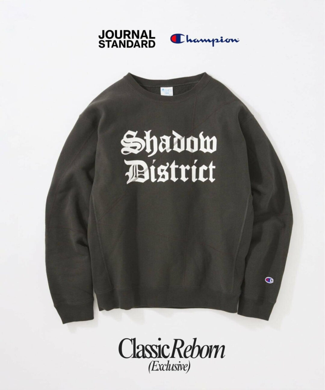 Champion × JOURNAL STANDARD relume 2025 FW 別注 ”ステッチ プリント スウェット”が2026年 1月上旬 発売 (チャンピオン ジャーナルスタンダード)