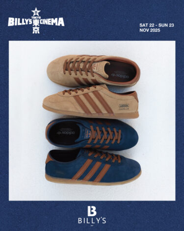 【2025年 11/22 発売】BILLY'S TOKYO CINEMA 先行 adidas Originals GAZELLE LO PRO (ビリーズ トーキョーシネマ アディダス オリジナルス ガゼル ロープロ)