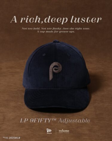 JOURNAL STANDARD relume × New Era 2025 FW 別注 "LP950 PHIPHI VELVET"が12月中旬 発売 (ジャーナルスタンダード ニューエラ)